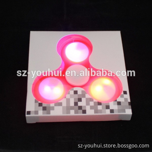 2017 Hot selling classic Toys LED Fidget hand Spinner luminous